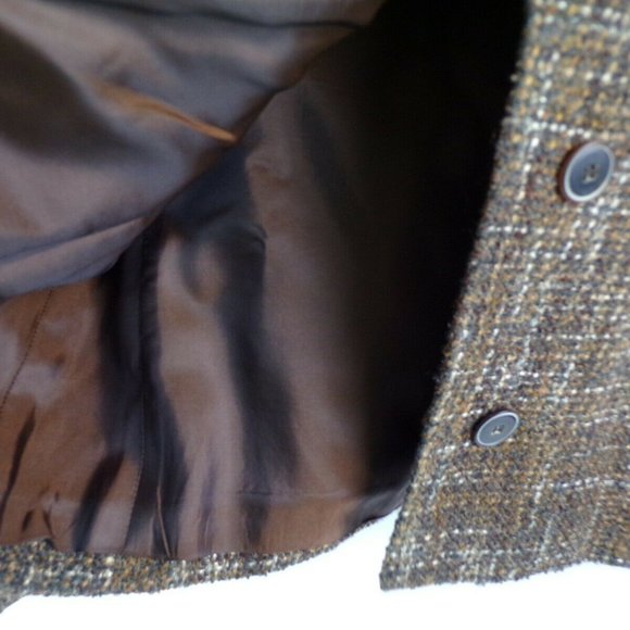 Vintage Mondi fully lined brown mingled Jacket - Picture 6 of 8